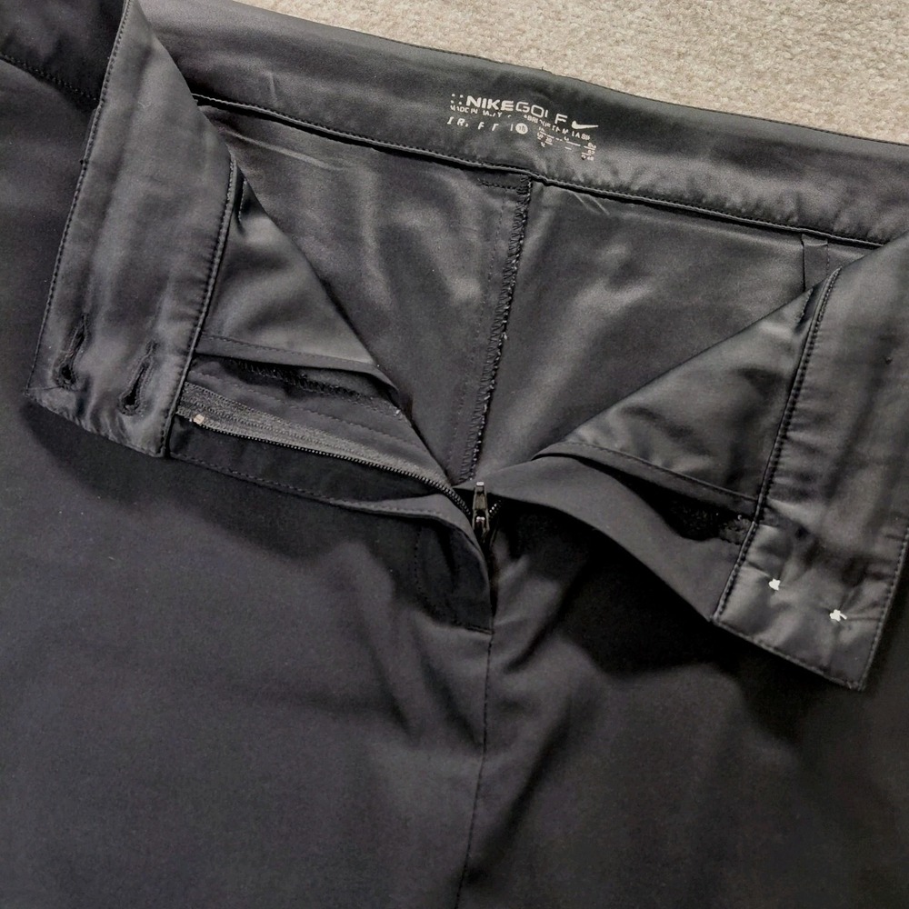 Nike Golf Skort Size 16 Black Pockets Stretch Athletic Short Skirt Golf Tennis - Picture 3 of 11